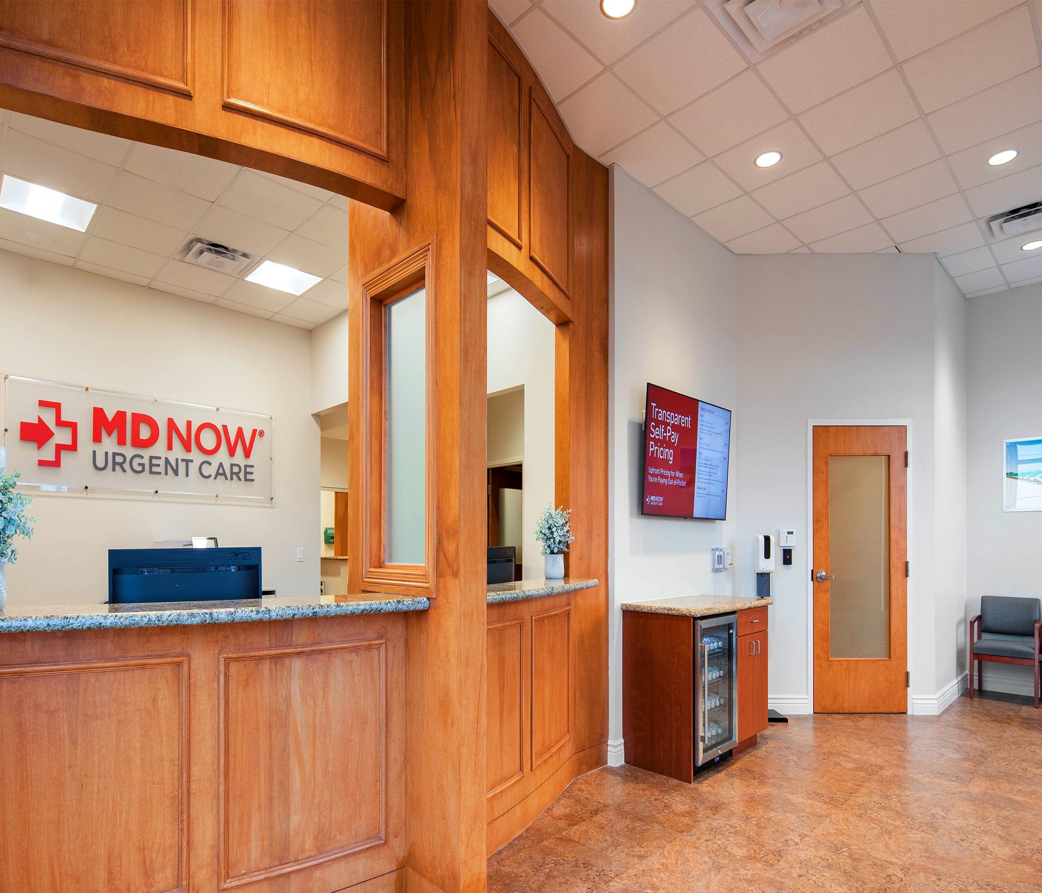 MD Now Urgent Care, No Appt. Necessary, walk ins welcome.